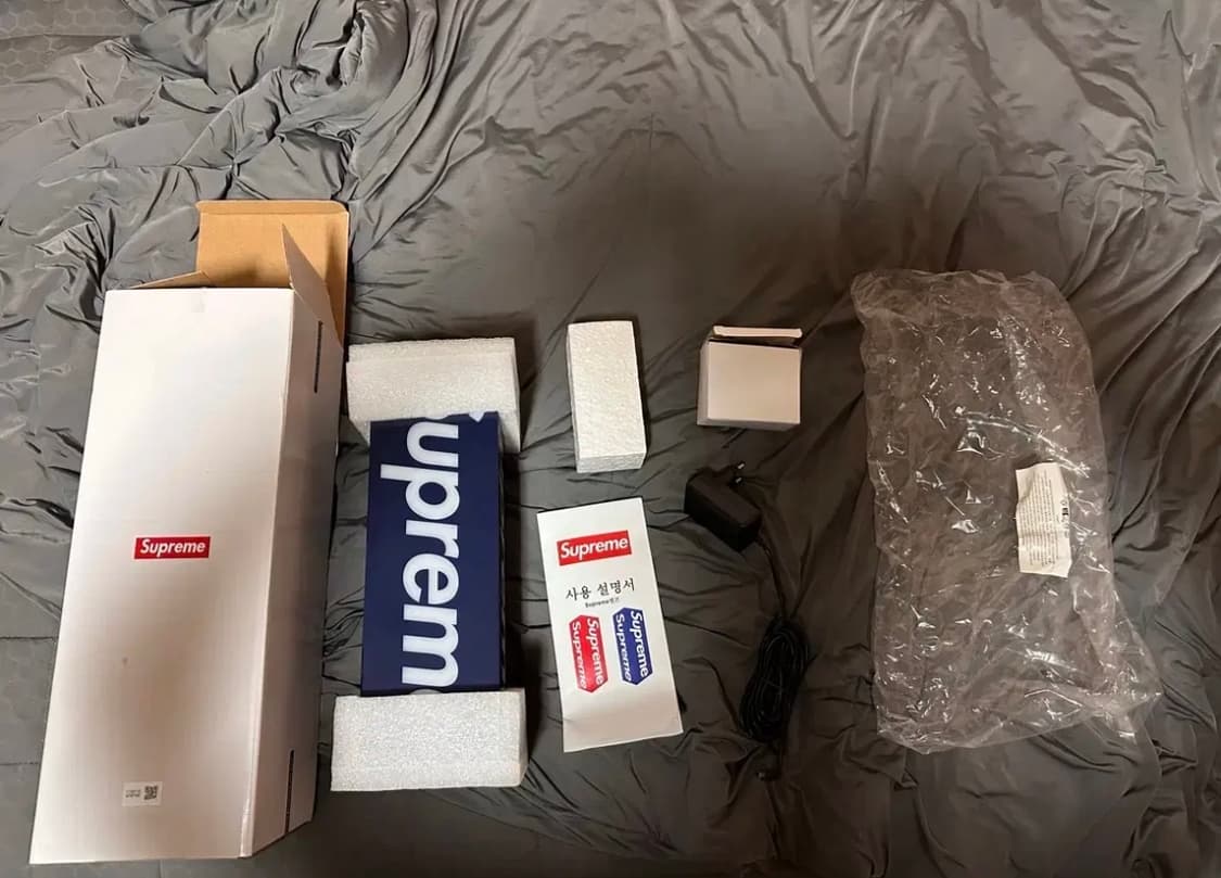 슈프림 박스로고 램프 블루 - 국내 정식판 (크림 구매) 상품이미지2