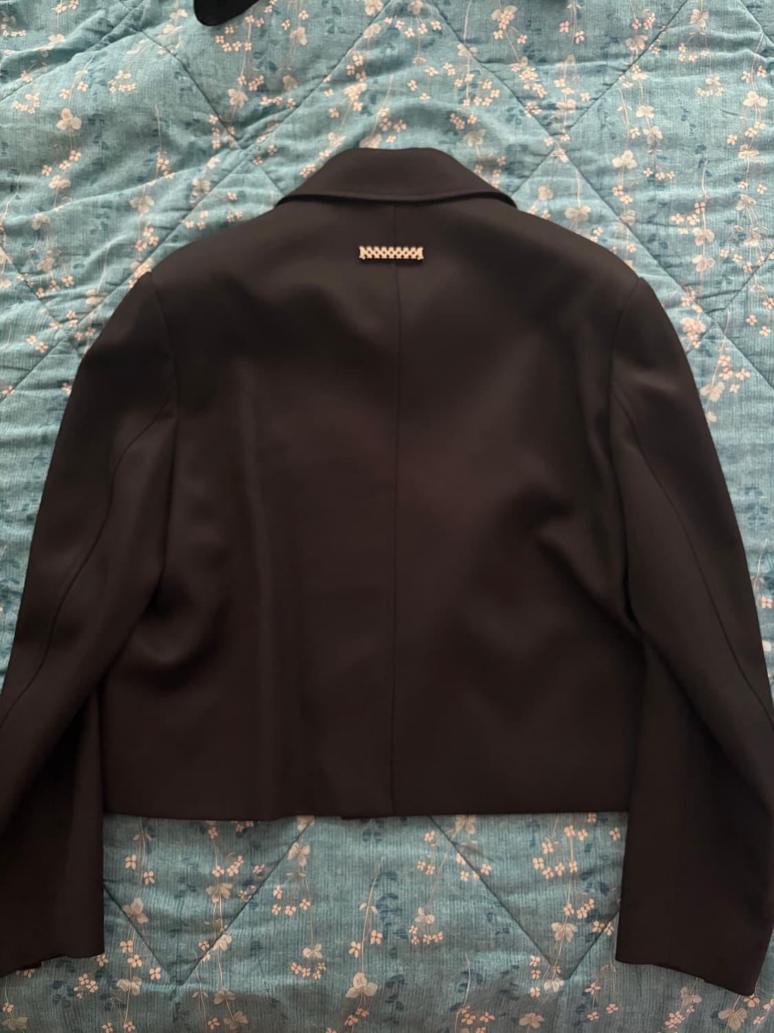 준느 J30 커팅 크롭 자켓 블랙 S 상품이미지2