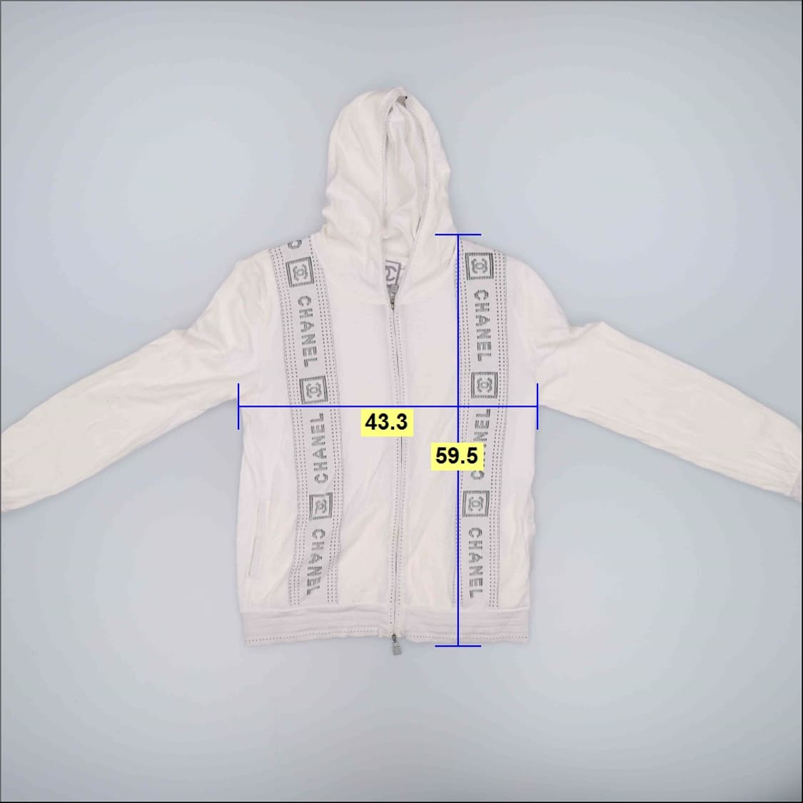 40 샤넬 여성 니티드 후드집업 0427H1 상품이미지8