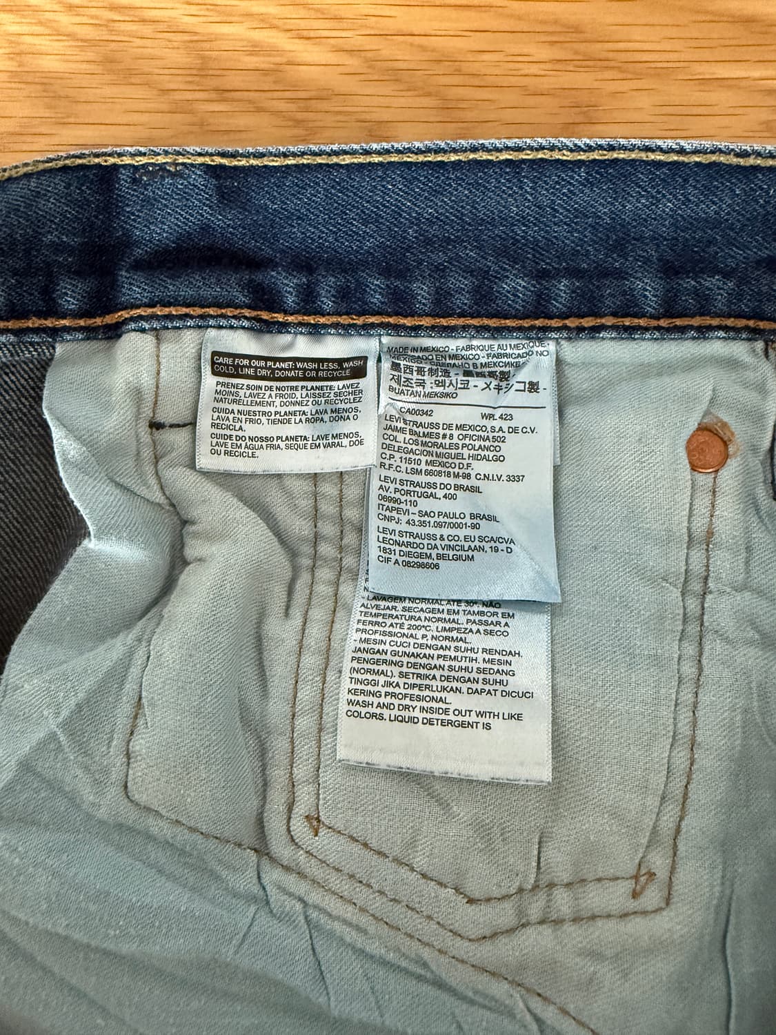 리바이스(Levi's) 501 데님팬츠(MEXICO) 상품이미지9