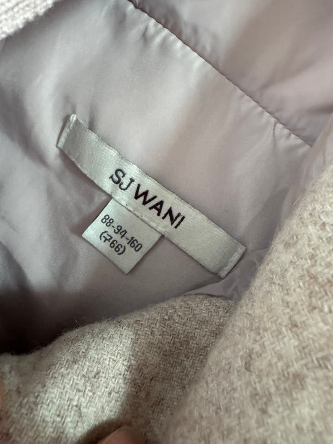 여성 손정완 SJWANI 구스다운 후드 경량패딩 66 핑크 상품이미지3