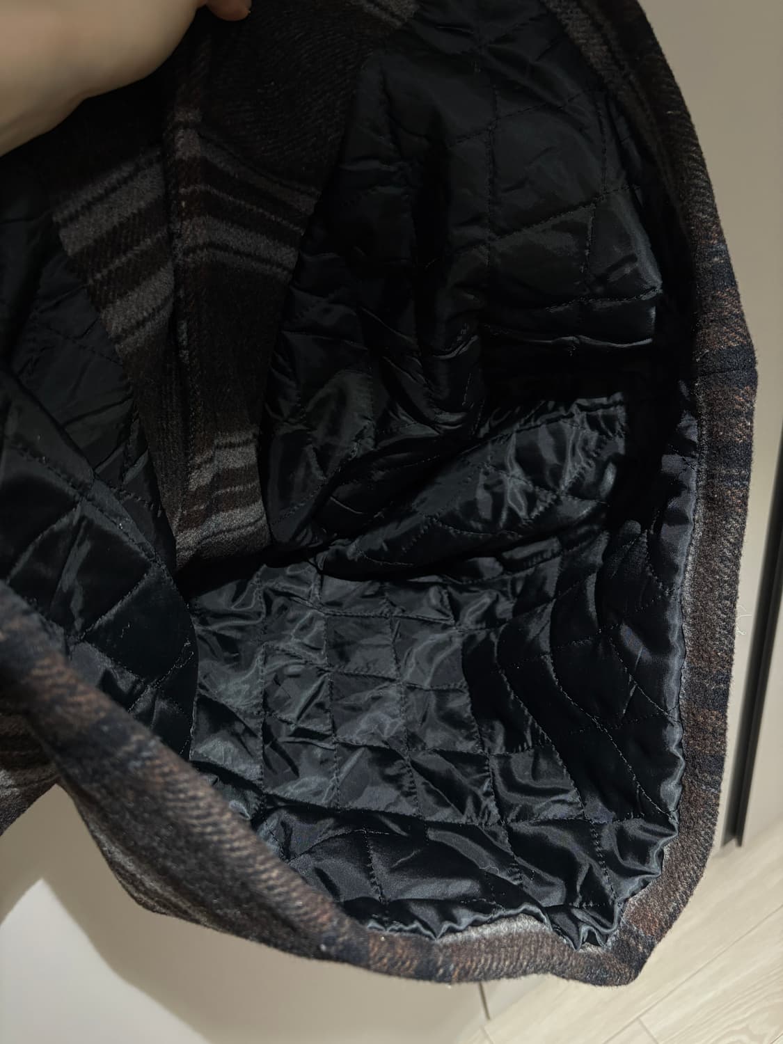 에프터먼데이 체크코트 점퍼 상품이미지3