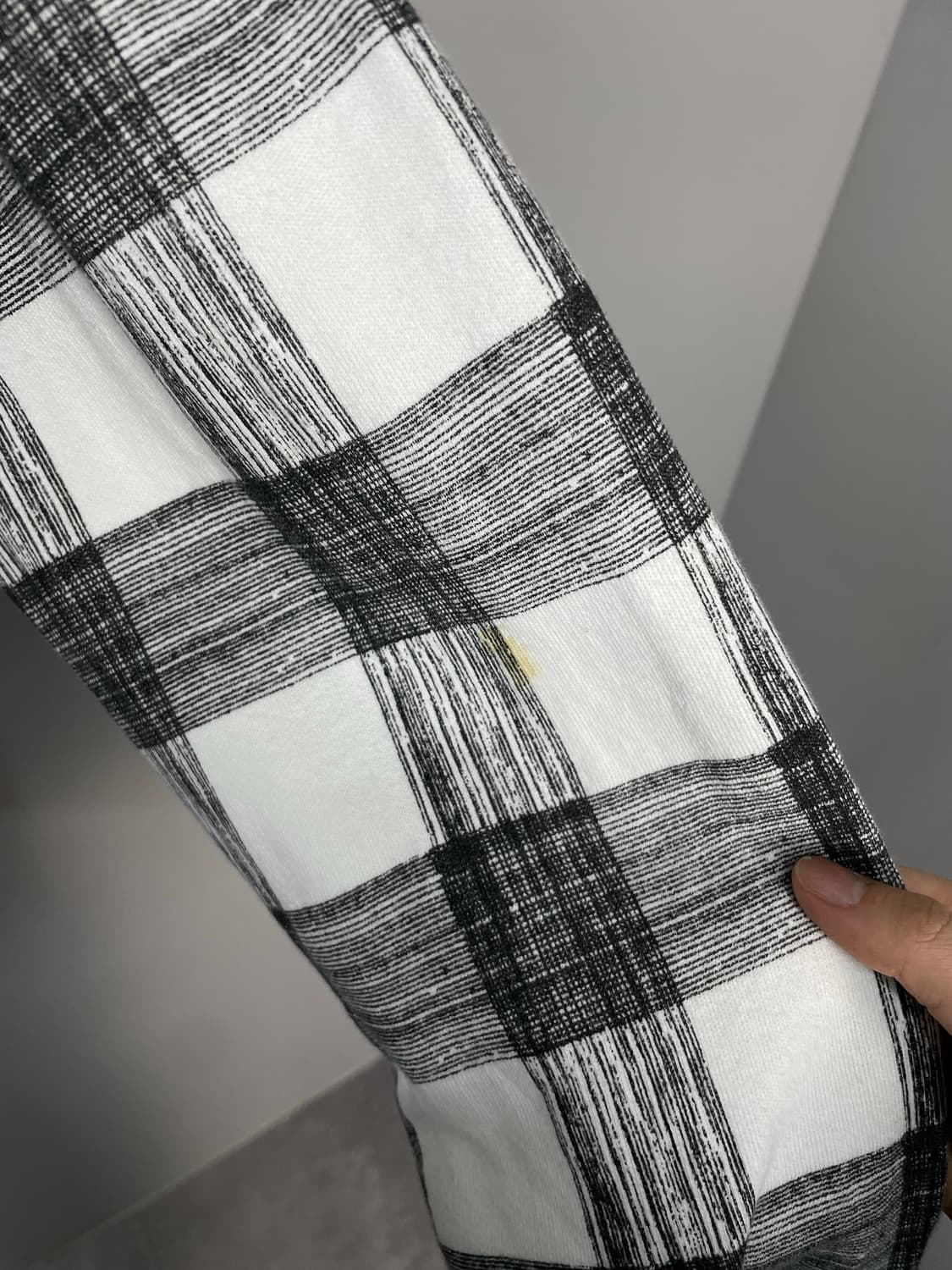 빈티지 그레이 체크 후드집업 H1735 상품이미지5