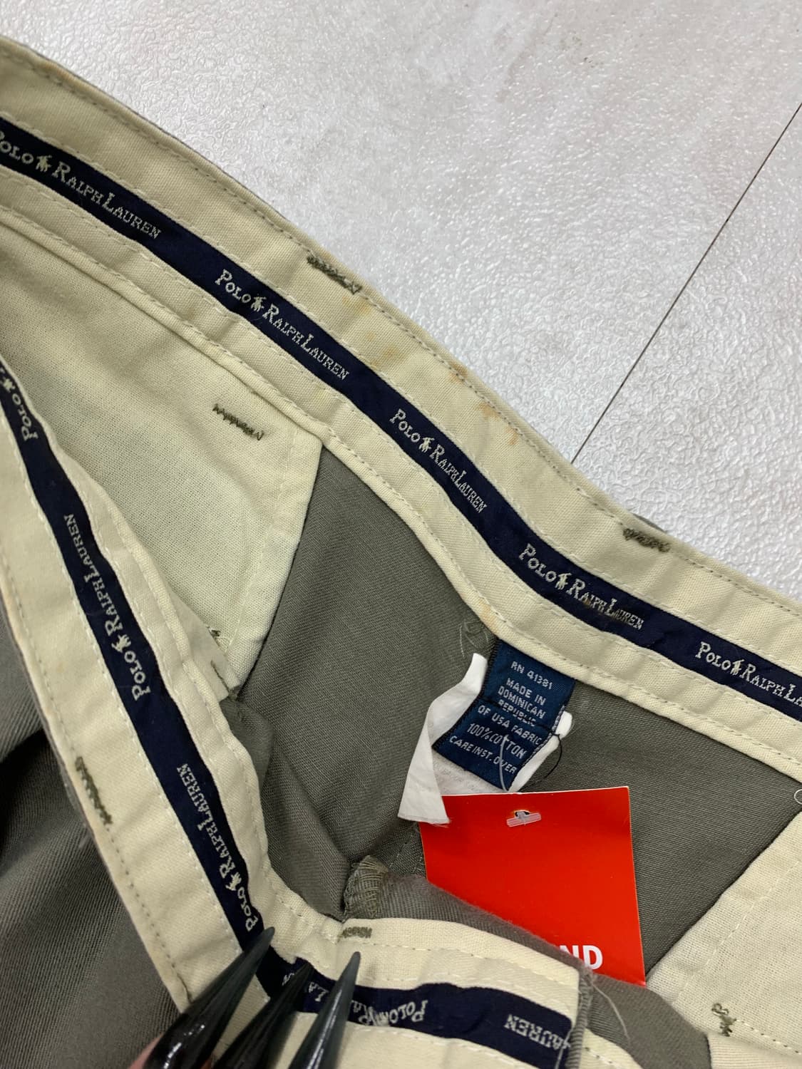 폴로 랄프로렌 그레이 코튼 팬츠 #344 상품이미지4