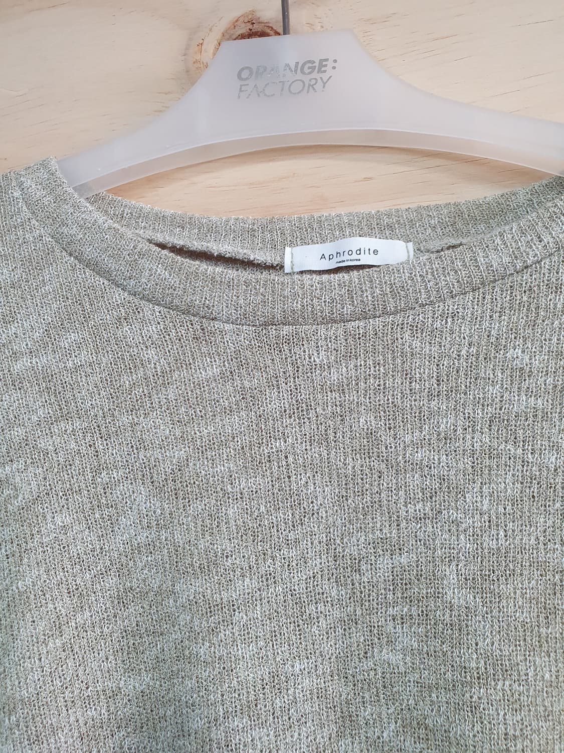 697) 여성 크롭 여름니트티 상품이미지3