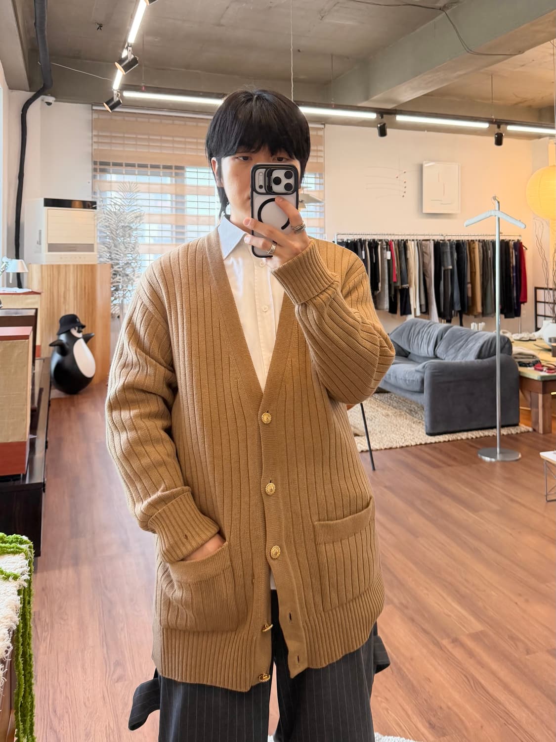 샤넬 87FW 캐시미어 가디건 상품이미지4