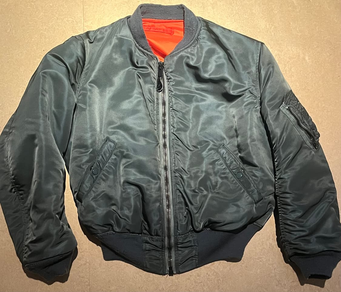 (M) 알파인더스트리 1968 오리지널 MA-1 울파일100% 상품이미지1