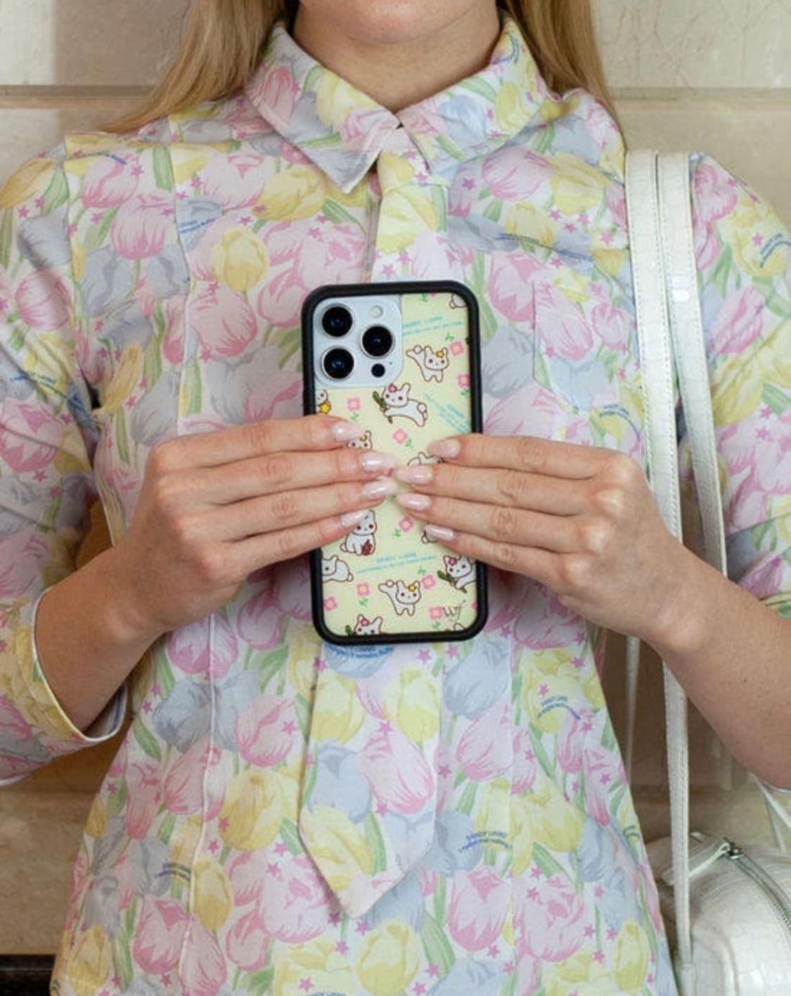 와일드플라워 샌디리앙 버니 기프트 랩 케이스 14프로 상품이미지2