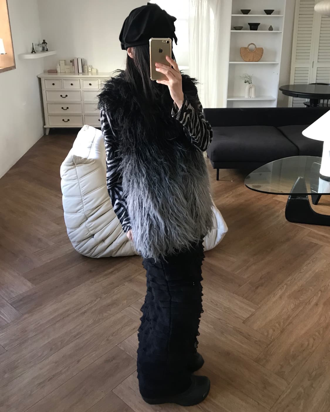 vintage ruffle skirt 상품이미지2