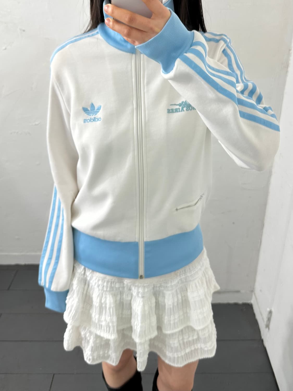 adidas buenos aires white&skyblue jersey 상품이미지1