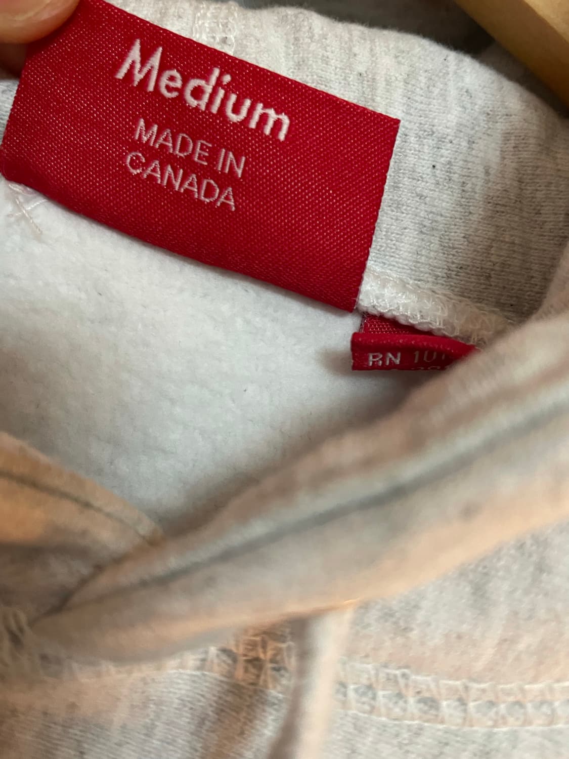 슈프림 s 로고 후드 라이트 그레이 m 상품이미지5