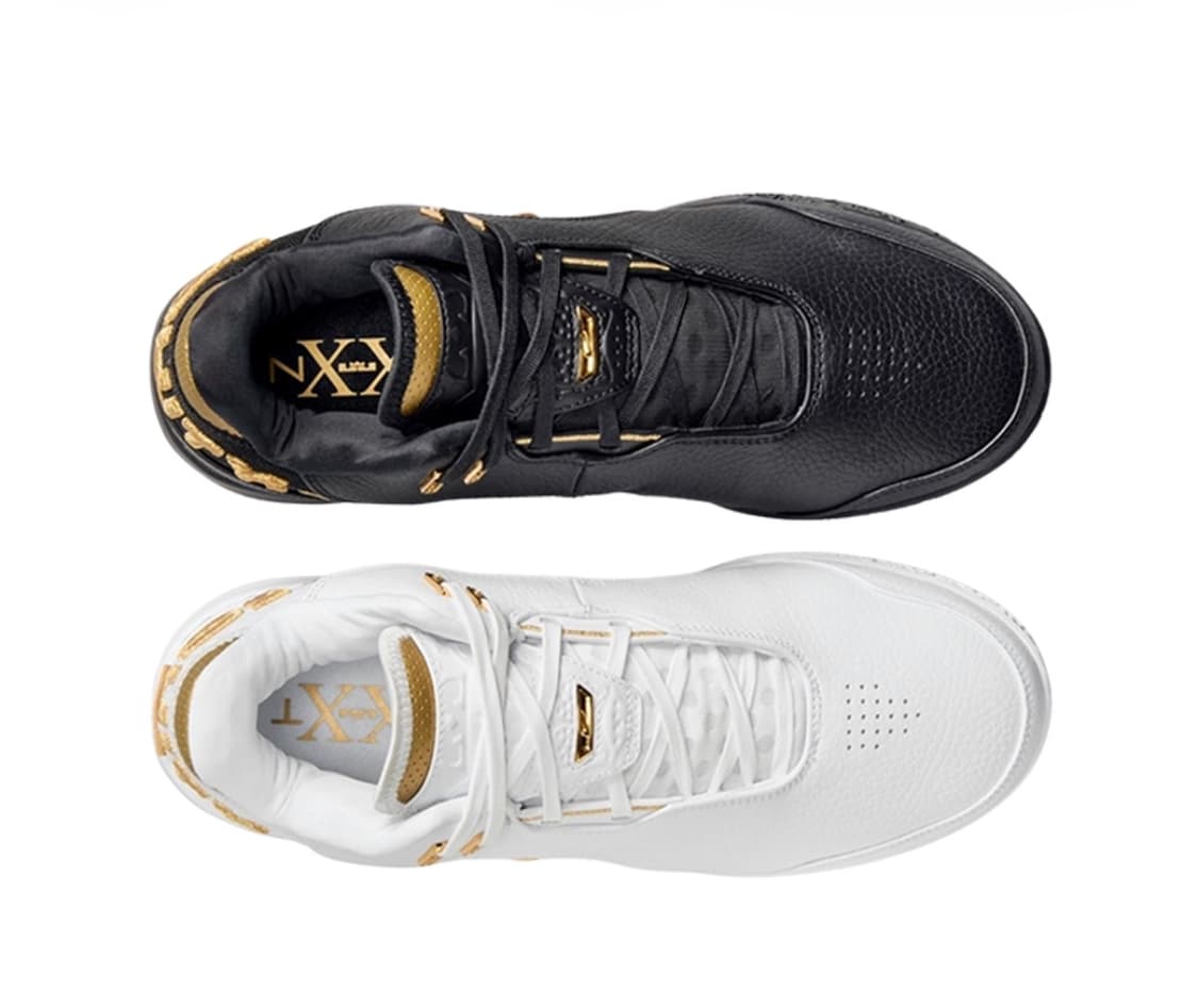 블랙/화이트 르브론 줌솔져 농구화입니다. 상품이미지2