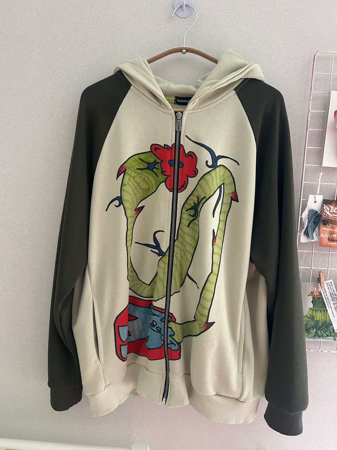 투머치택스 후드집업 상품이미지3