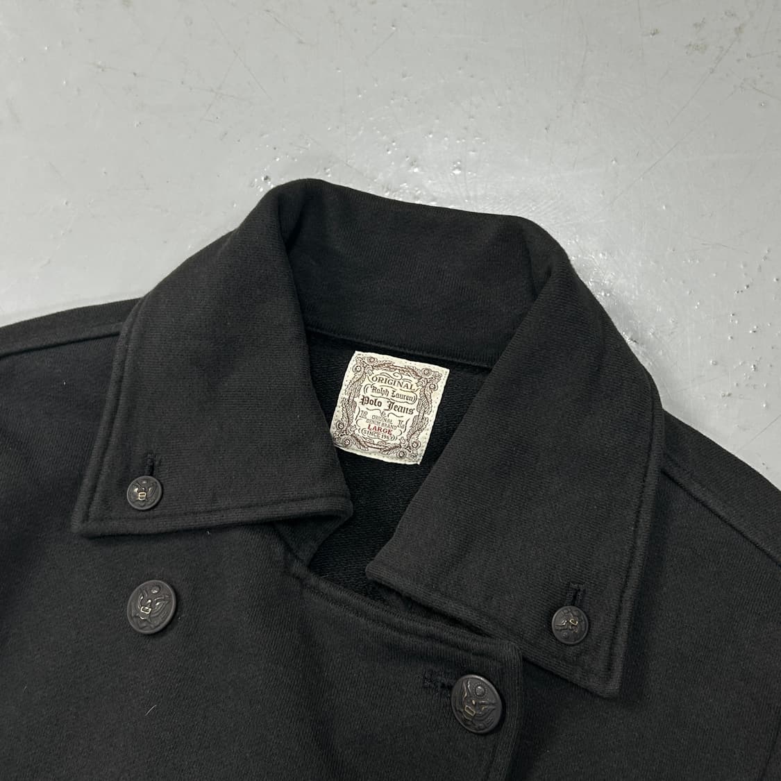 폴로 진스 더블 크롭 피코트  상품이미지6