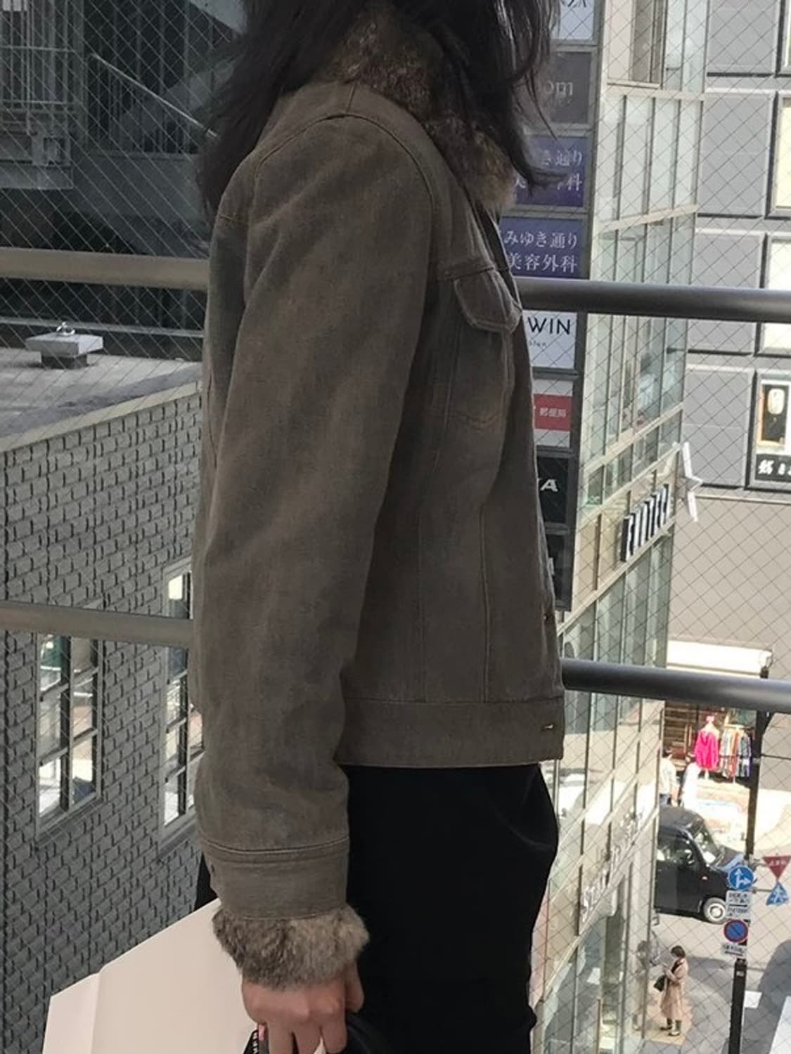 빈티지 데님 퍼자켓 상품이미지2