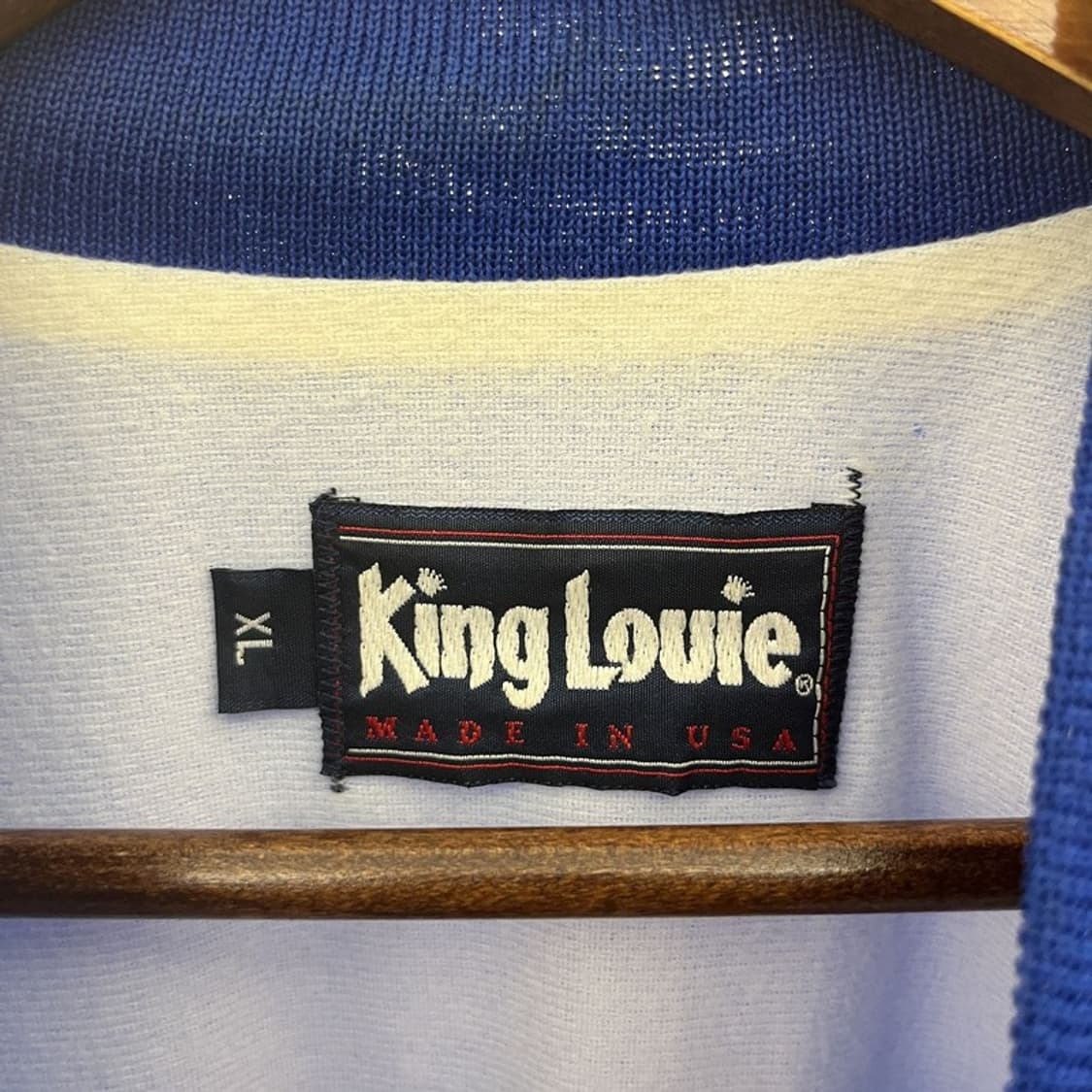 킹 루이 USA 데비 올드스쿨 레트로 펑크 바시티 자켓 XL C10355 상품이미지5