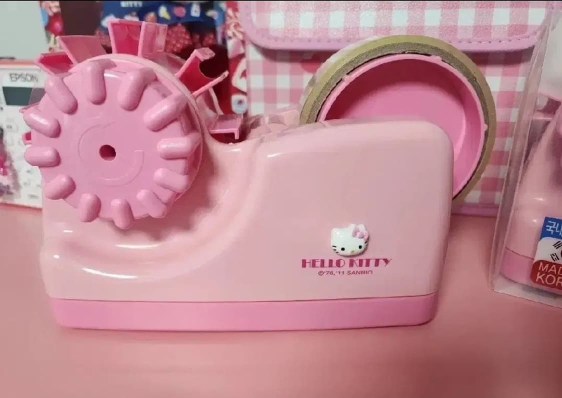 고전키티 커터기 테이프 디스펜서 물레방아 상품이미지2