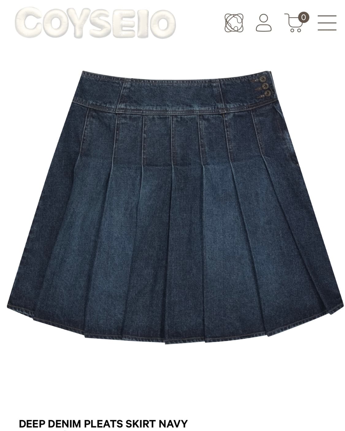 코이세이오 데님스커트 1사이즈 상품이미지1