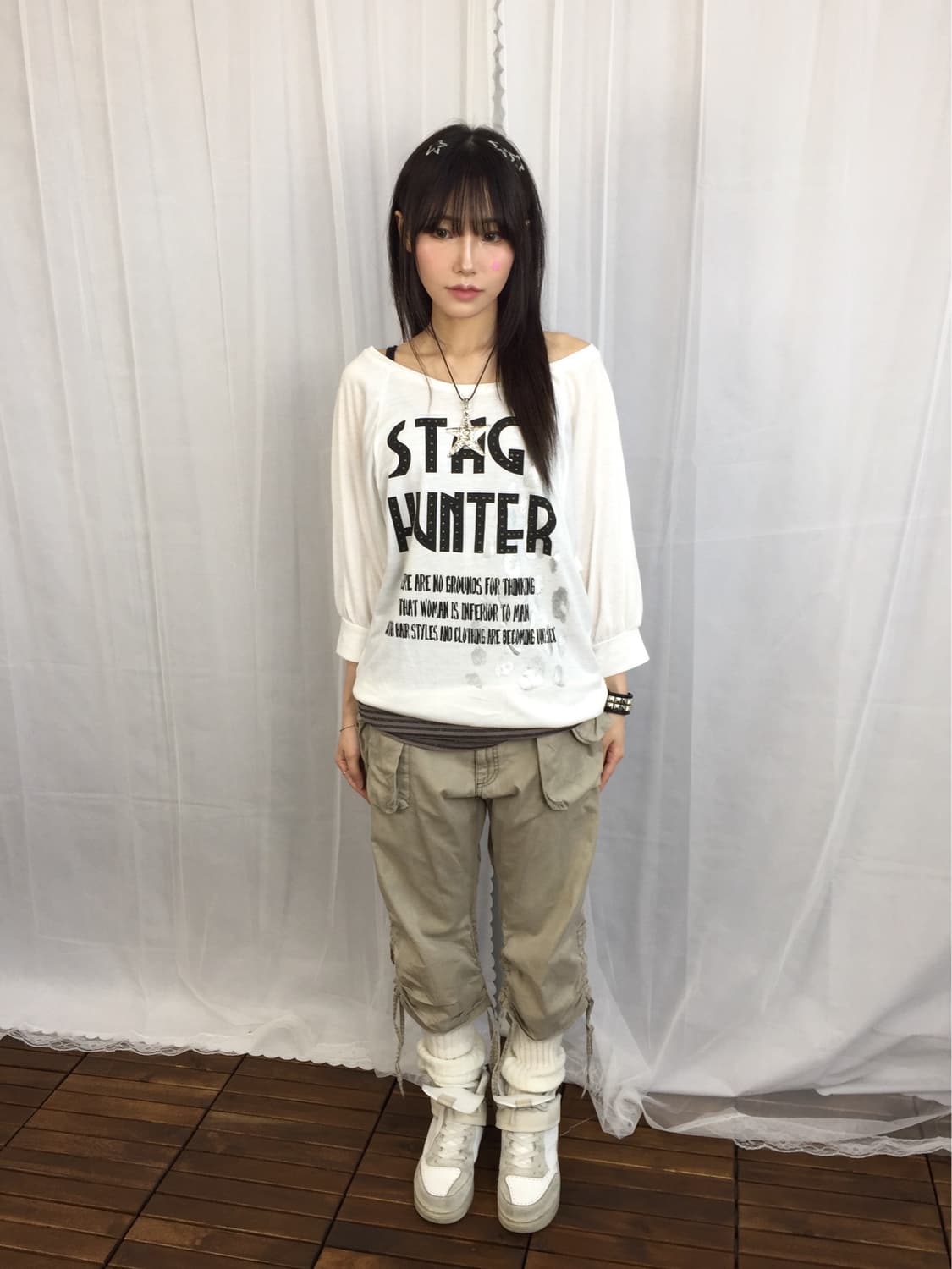 TRUSTY Stag Hunter Y2k Graphic Tee 상품이미지1