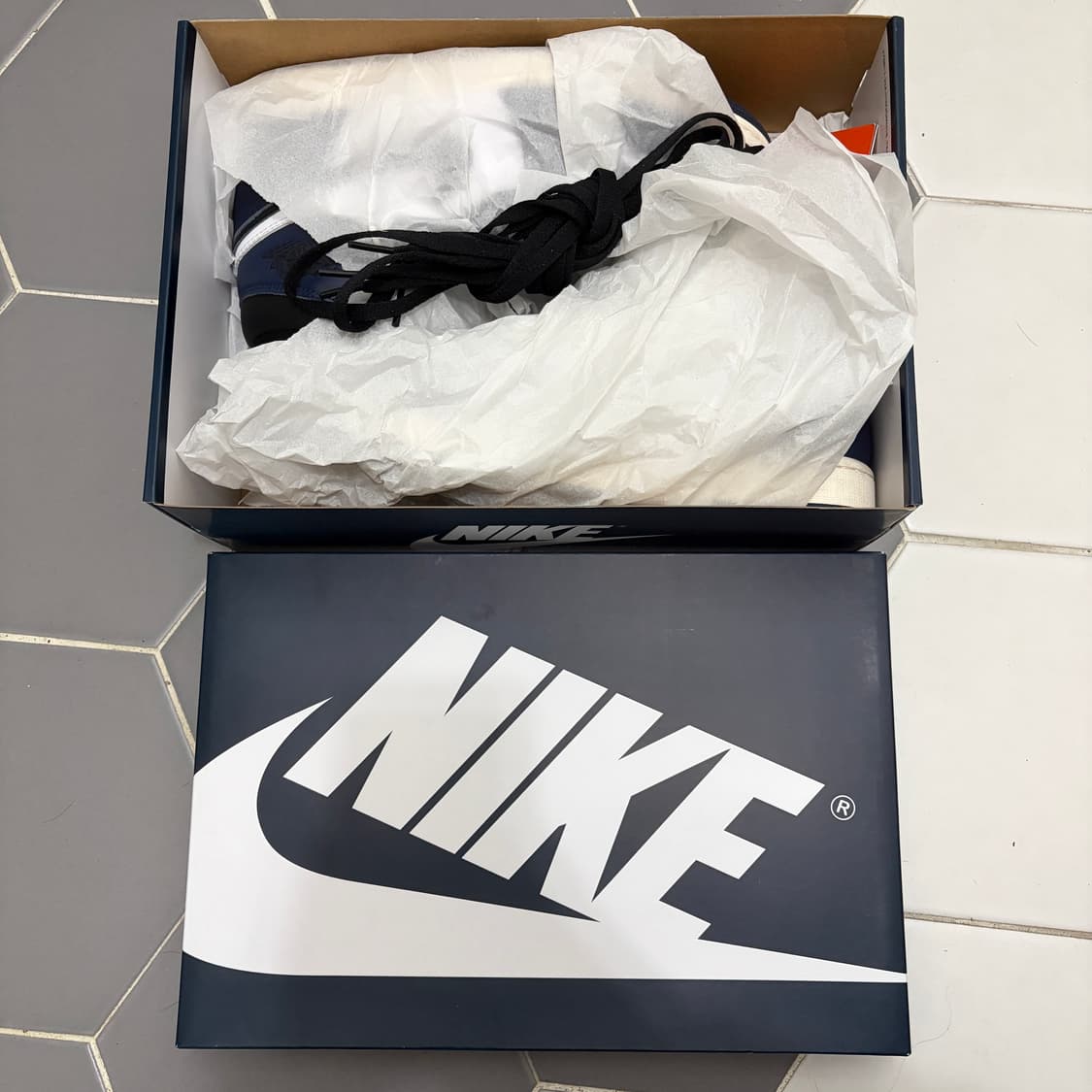 조던 1 레트로 하이 OG 미드나잇 네이비 270사이즈 풀박 상품이미지5