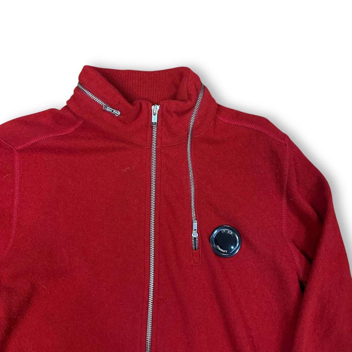 CP컴퍼니 고글 니트 집업 상품이미지2