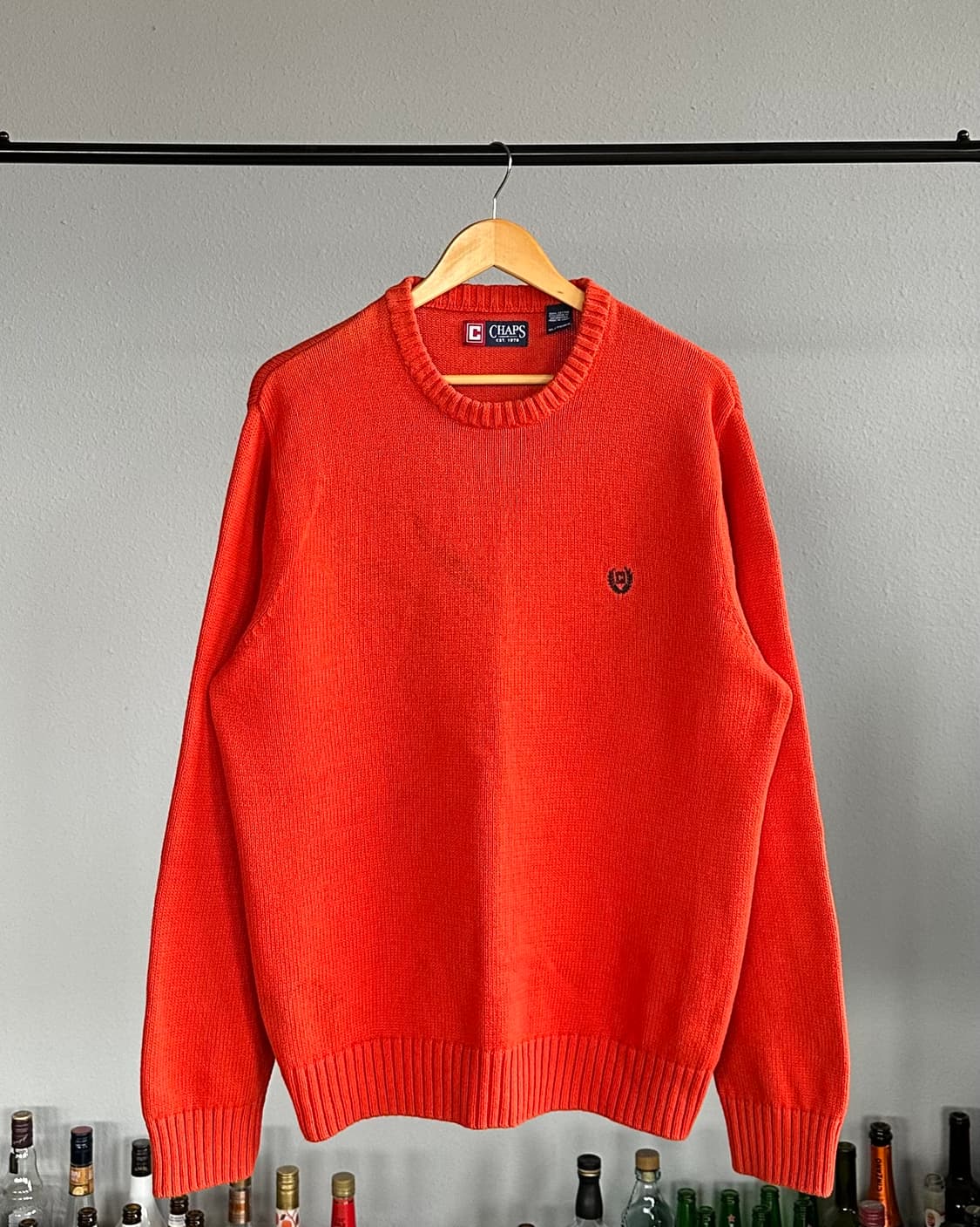 [XL]폴로 랄프로렌 챕스 오렌지 코튼 니트 상품이미지1