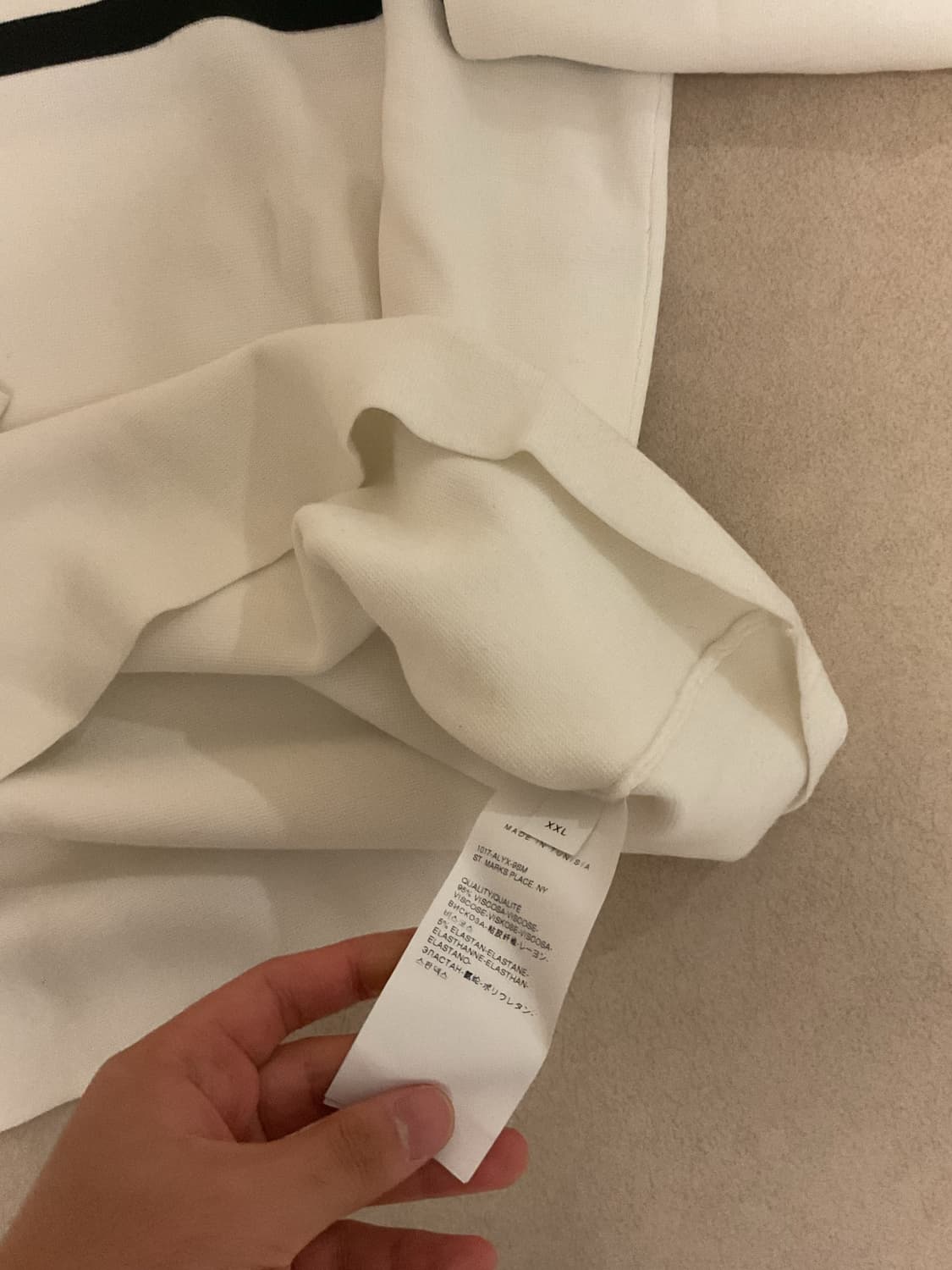 Alyx white knit 상품이미지5