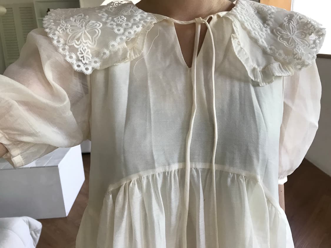 vintage ivory one-piece 상품이미지4