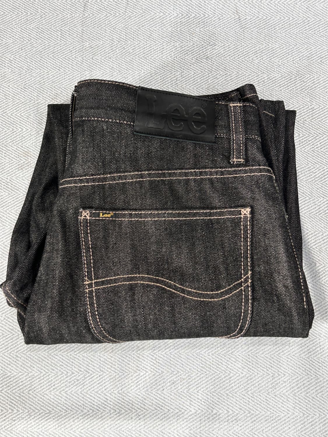 Lee 리 블랙 데님팬츠 청바지 30인치 스트레이트핏 상품이미지8