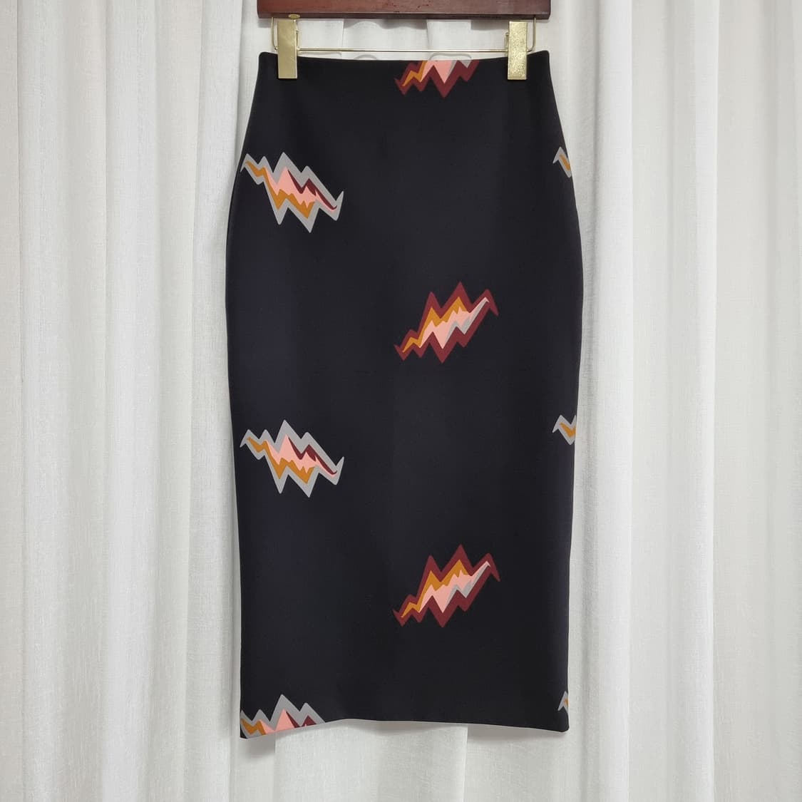 빔바이롤라 백지퍼 펜슬스커트 치마 (24-25인치 쯤/표기38) 상태최상 상품이미지3