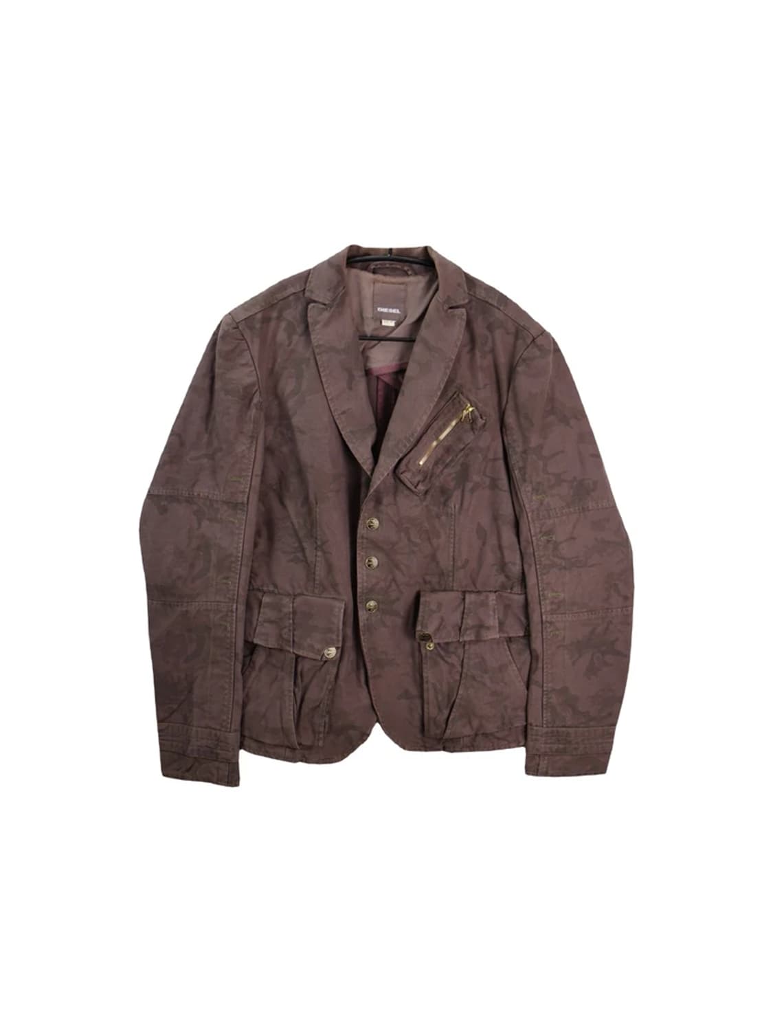  디젤 카모 패턴 브라운 자켓 상품이미지4