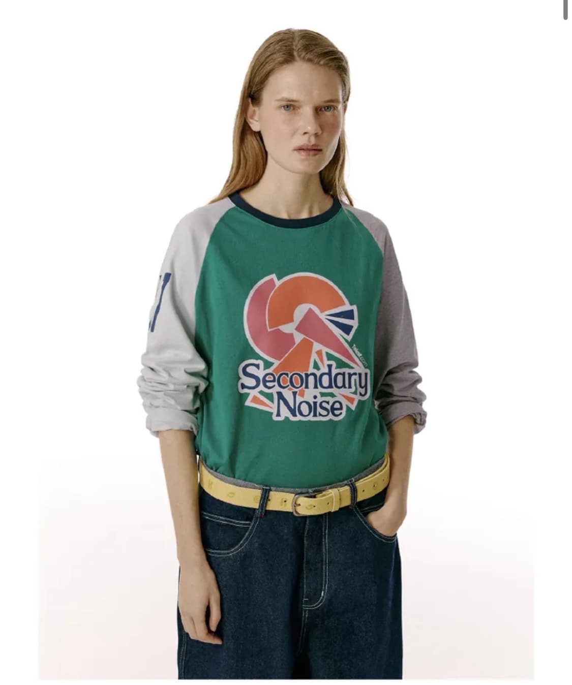 테켓 벨트 Humming Faux Leather Belt Yellow 상품이미지2