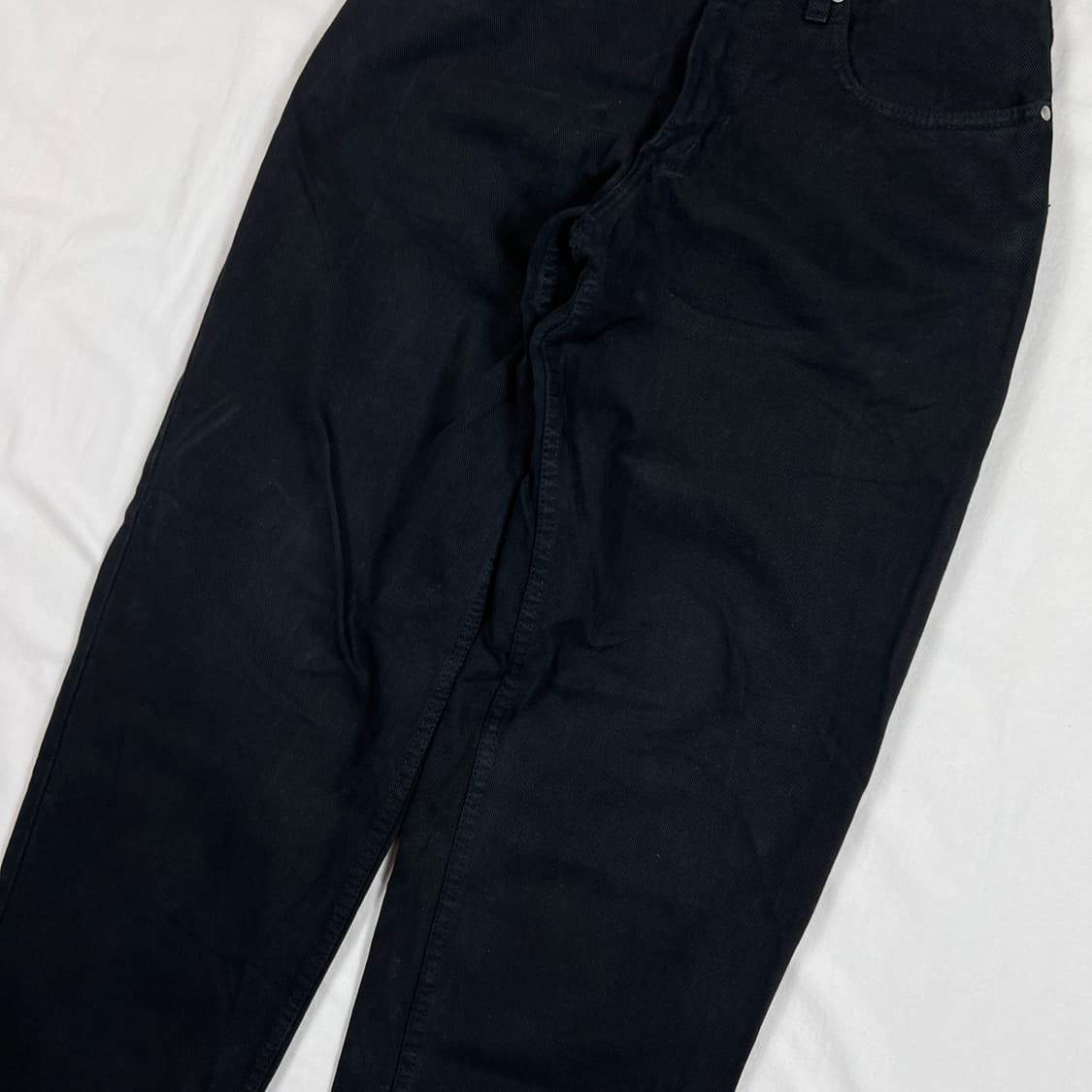 90s 리바이스 실버탭 배기핏 블랙데님팬츠 바지 상품이미지3