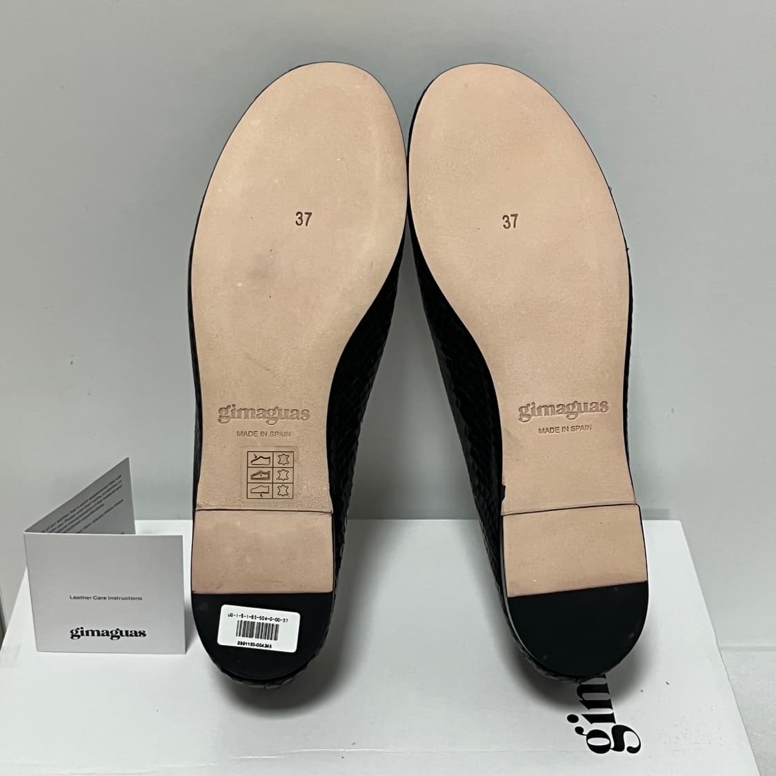 [37]기마구아스 파이톤 발레리나 플랫슈즈/블랙 상품이미지4