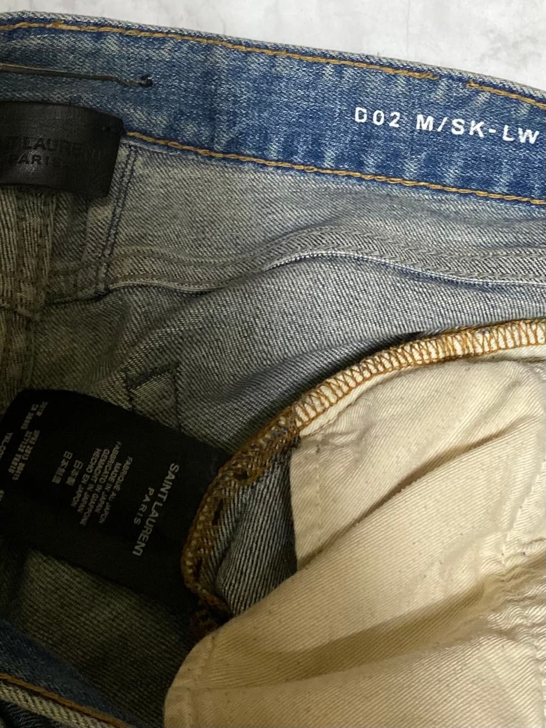 생로랑 빈티지 청바지 31 인치 상품이미지3