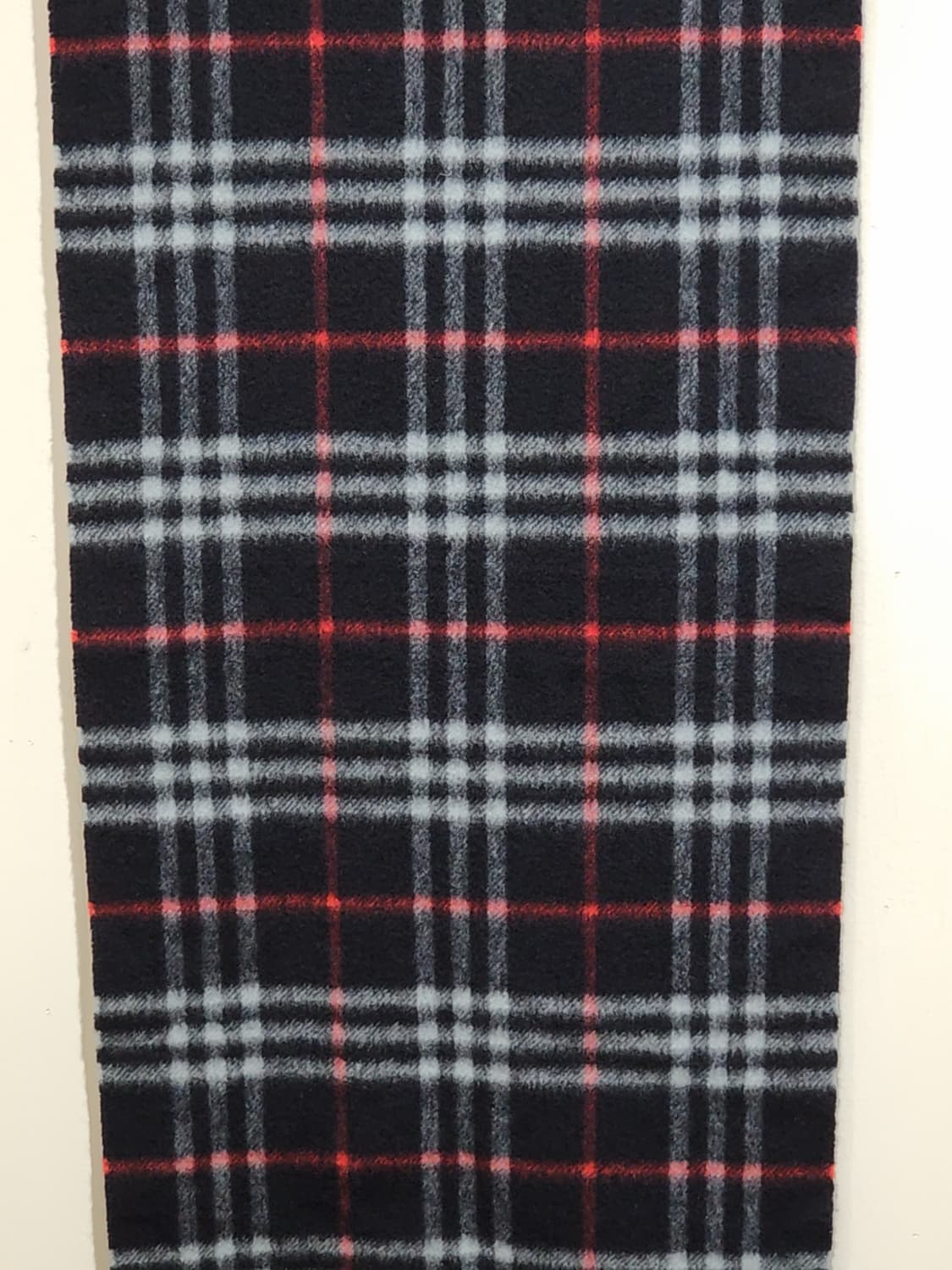 (정품) 버버리 캐시미어 목도리 체크 머플러 네이비 매장판  상품이미지3