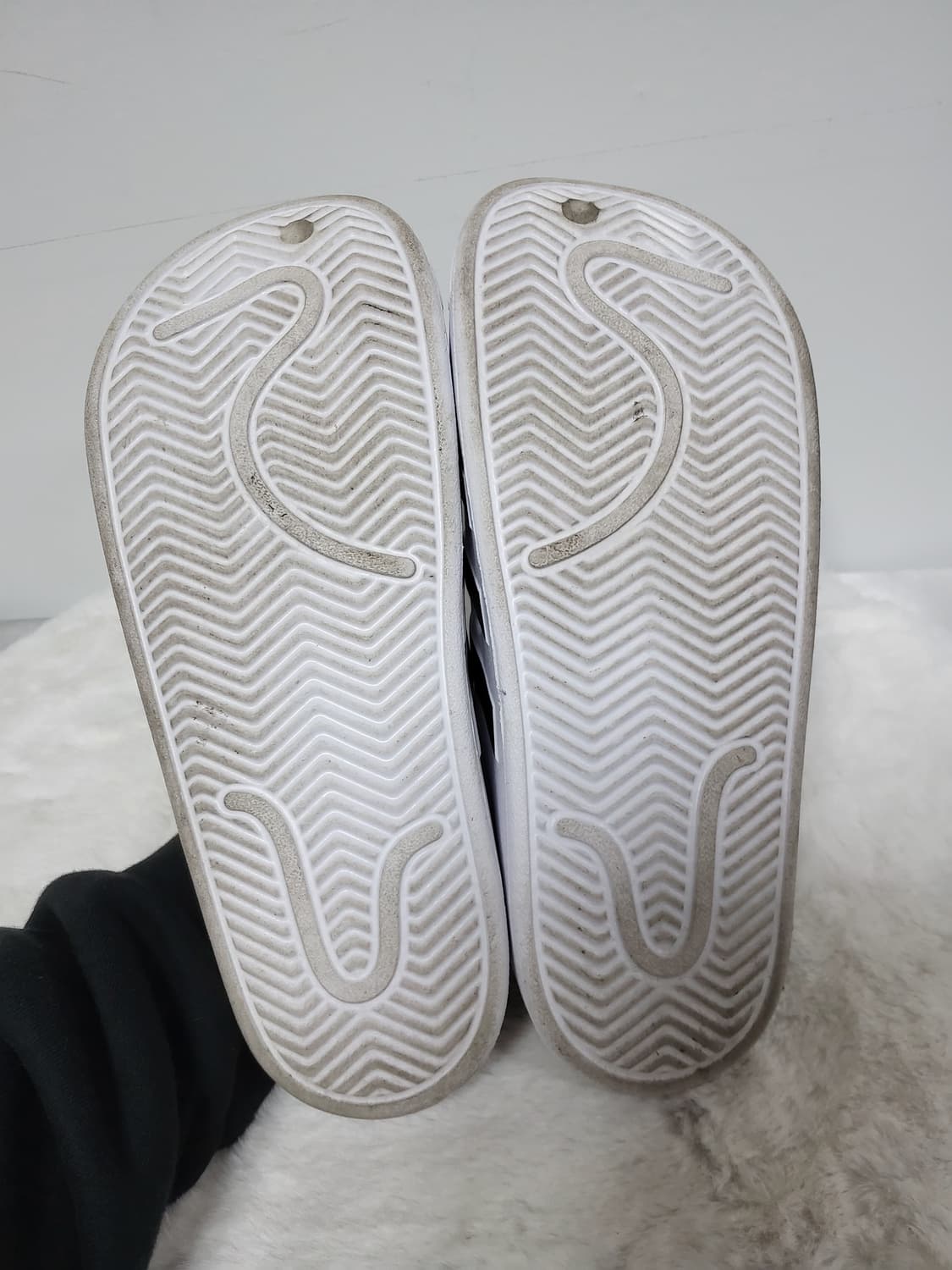 아디다스 클로그 흰색 275mm 상품이미지6