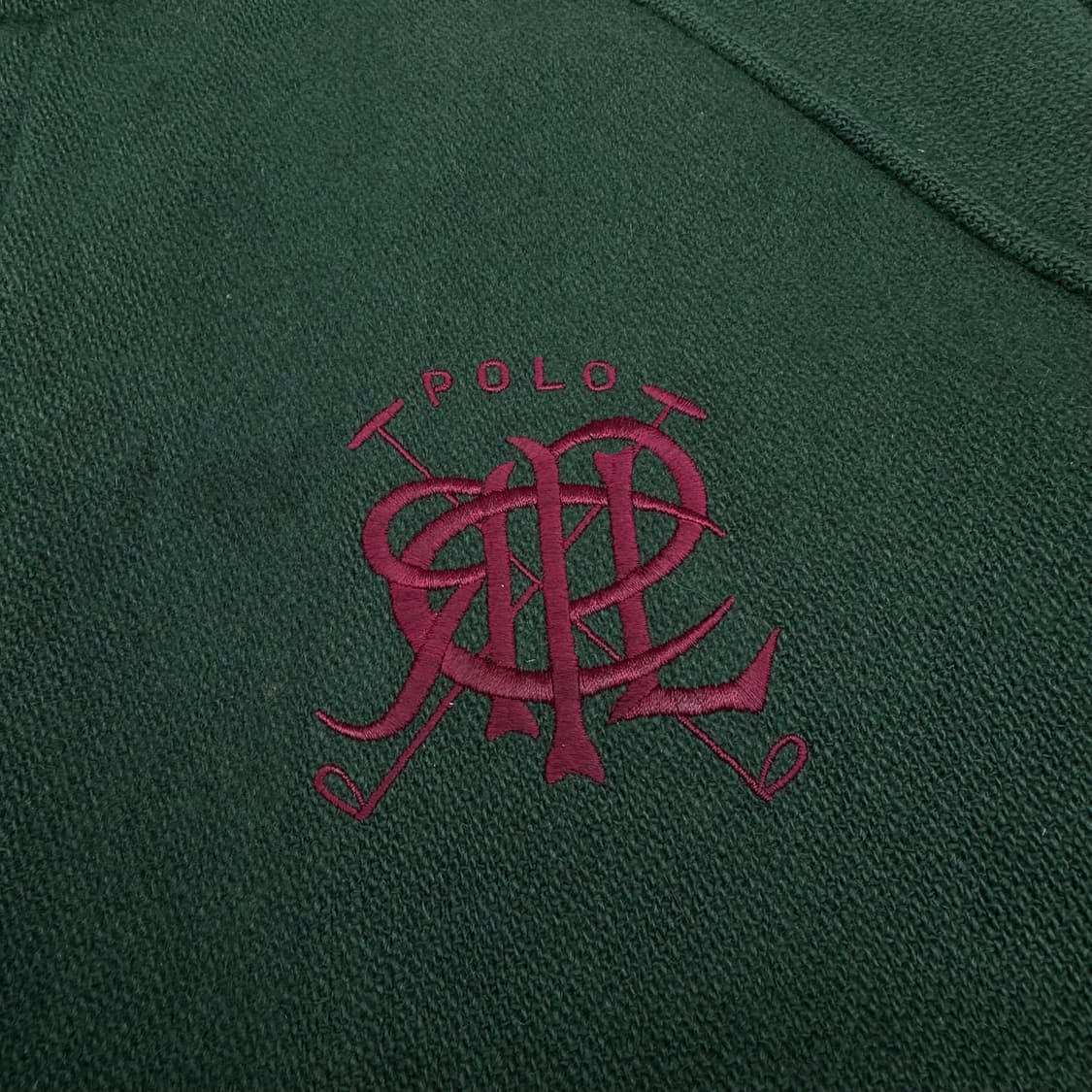 90s 폴로 랄프로렌 자수 울 바시티 자켓 올드스쿨 점퍼 L XL 상품이미지4