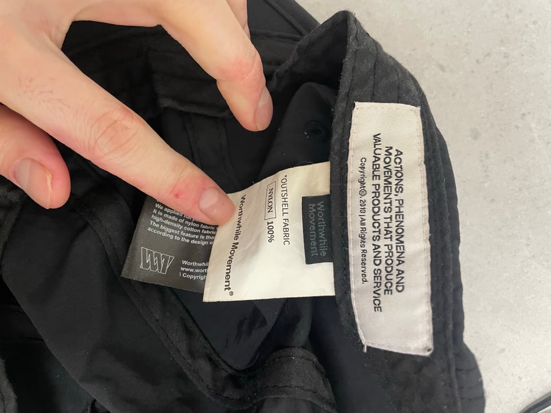 월스와일무브먼트 하이커캡 블랙 상품이미지4