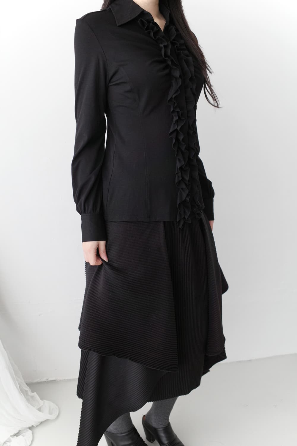 naracamiche) frill shirt  상품이미지8