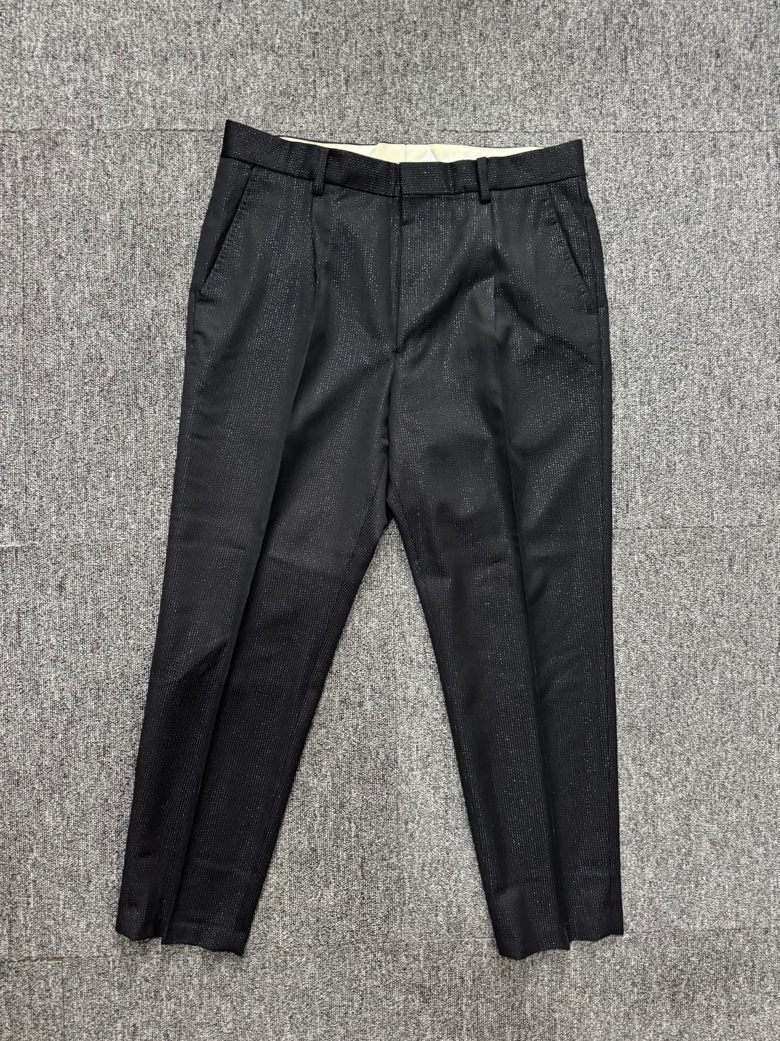 와코마리아 도멜 글리터 플리티드 트라우저 블랙 XL 상품이미지5