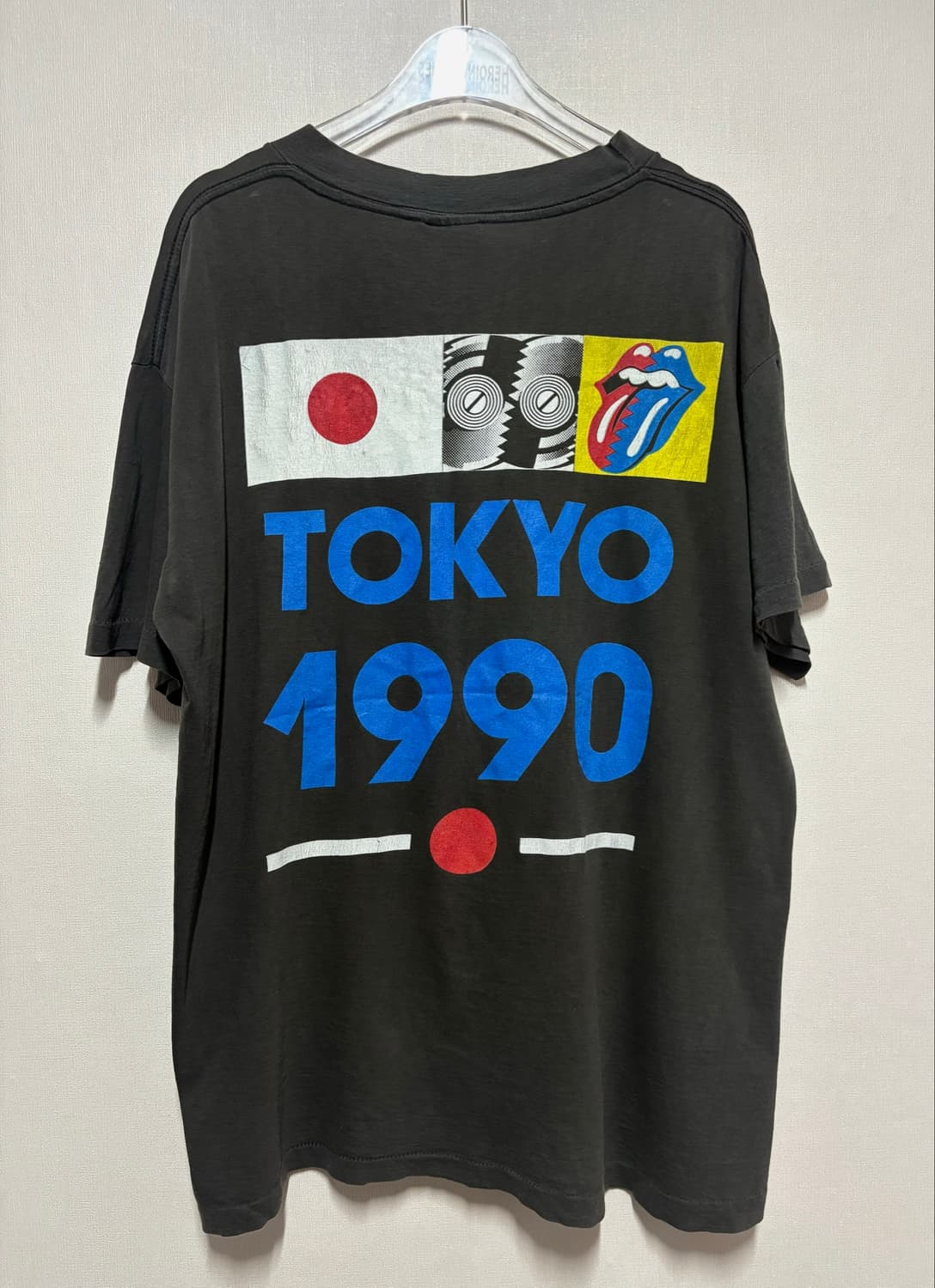 [L] 1989 Rolling Stones Tokyo 돔 투어 반팔티셔츠 상품이미지2