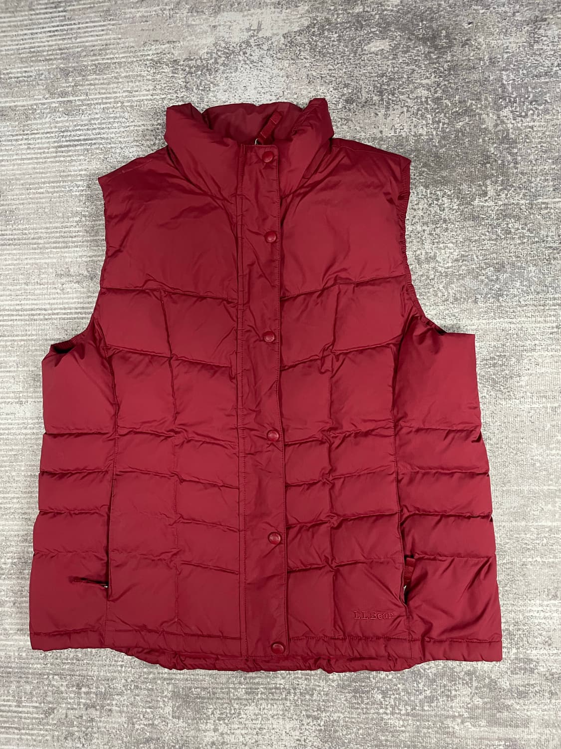 vtg  L.L.Bean 바둑판 퀼팅 다운베스트 상품이미지10