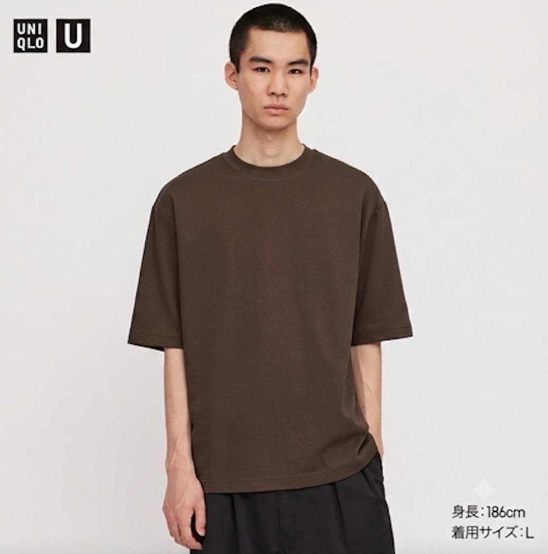 uniqlo(유니클로) 라운드 에어리즘 반팔티 XL 상품이미지1
