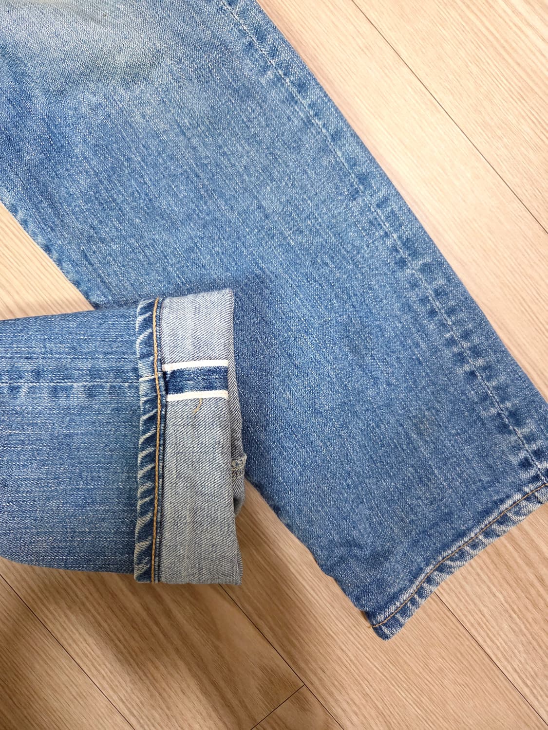 스펠바운드 재팬 테이퍼드 셀비지 데님 팬츠 상품이미지5