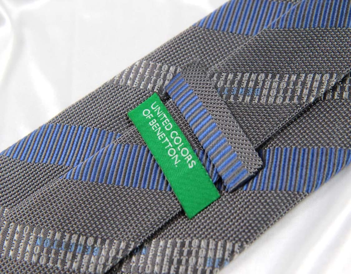 베네통 9.5cm A-등급 남자 명품 넥타이 상품이미지3