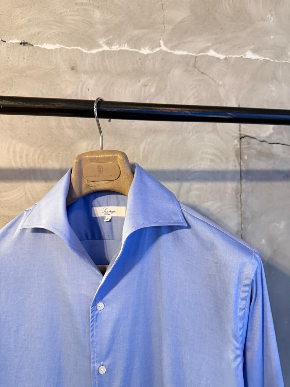 비스포크 오픈칼라넥 셔츠 남성100 상품이미지2