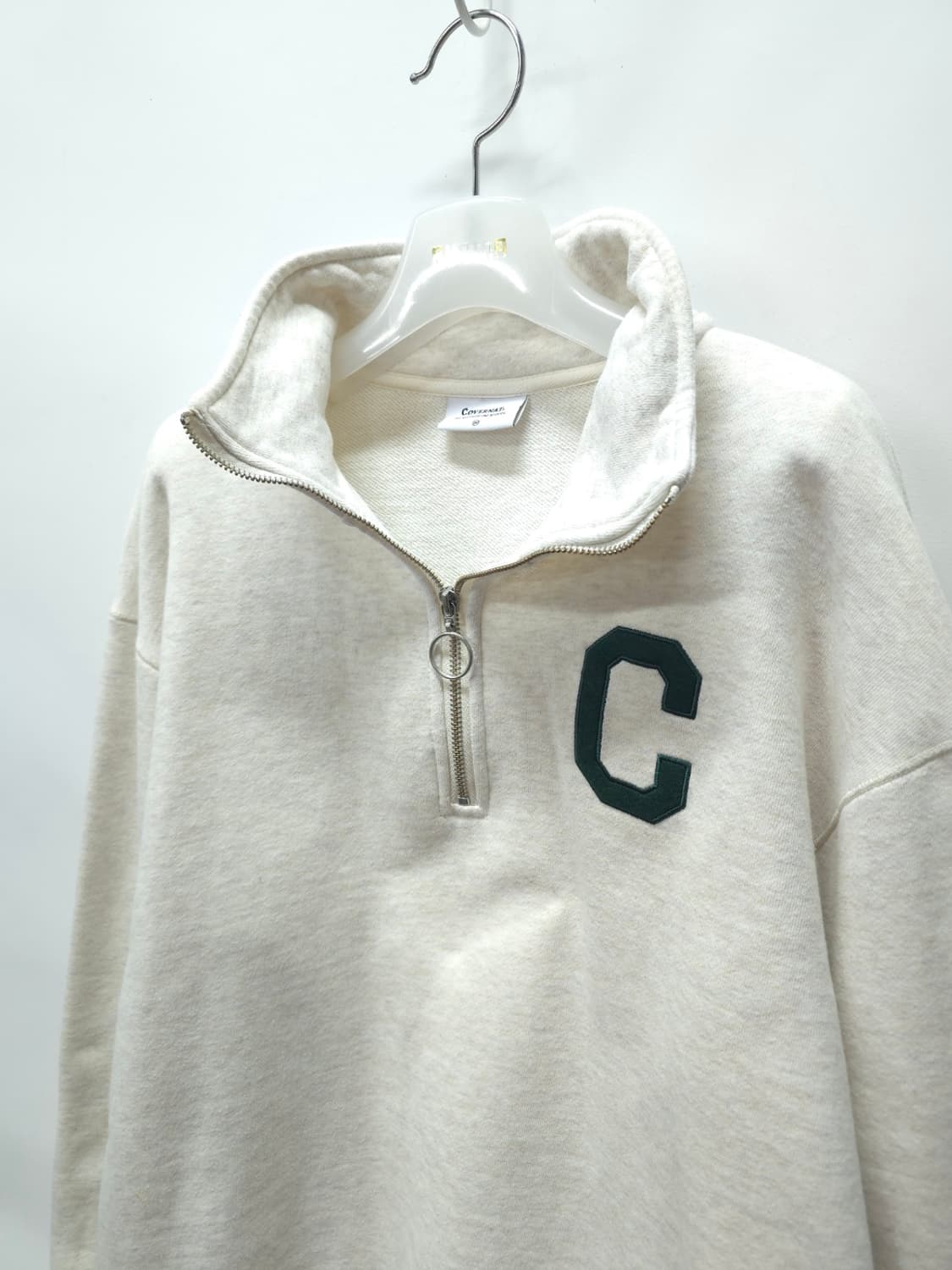 커버낫 여성 C 로고 하프집업 맨투맨 상품이미지7