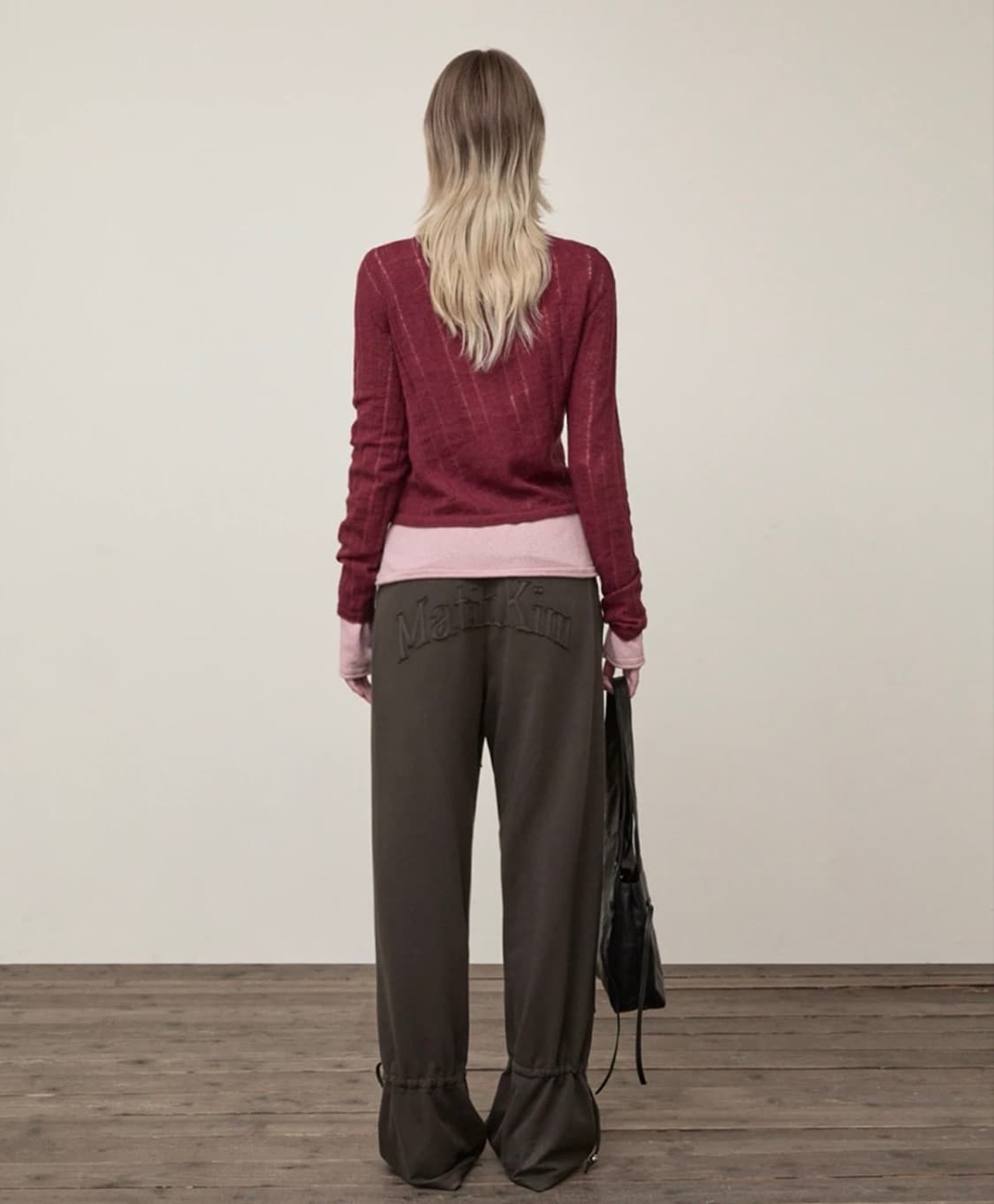 마뗑킴 스트링 디테일 스웻팬츠 M 상품이미지2