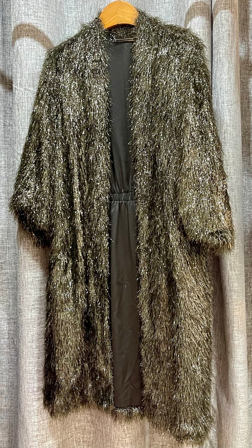 Dian von Furstenberg 쉬머 프린지 니트 롱가디건 /S 상품이미지2